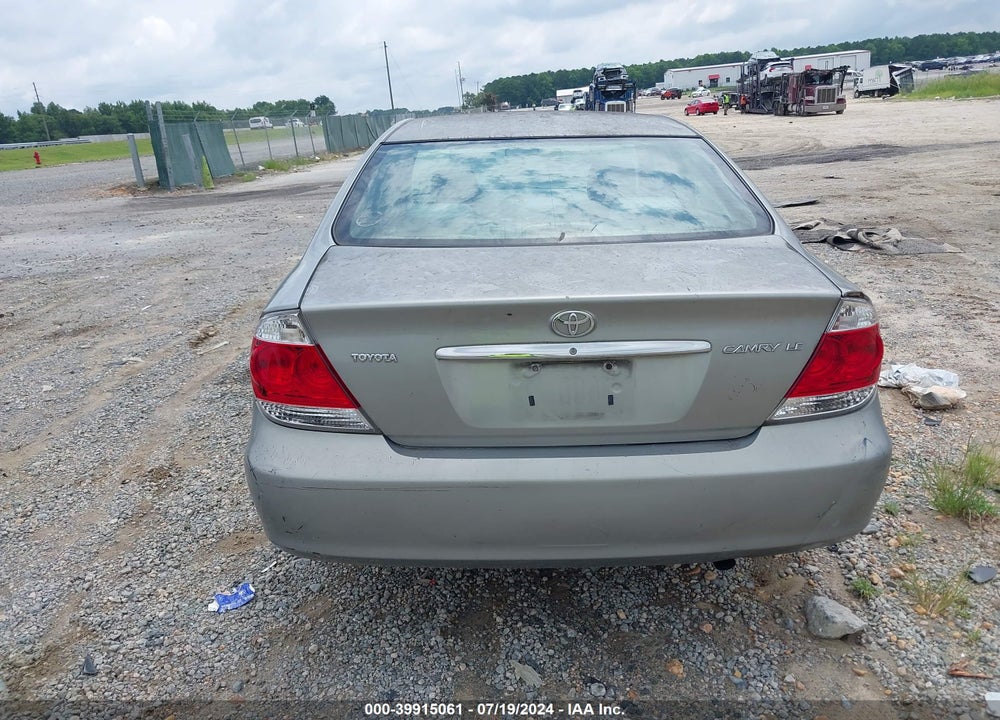 2005 TOYOTA CAMRY LE VIN: 4T1BE32K85U640012