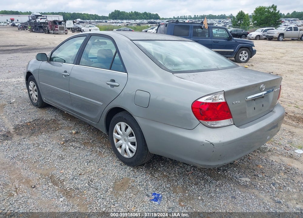 2005 TOYOTA CAMRY LE VIN: 4T1BE32K85U640012