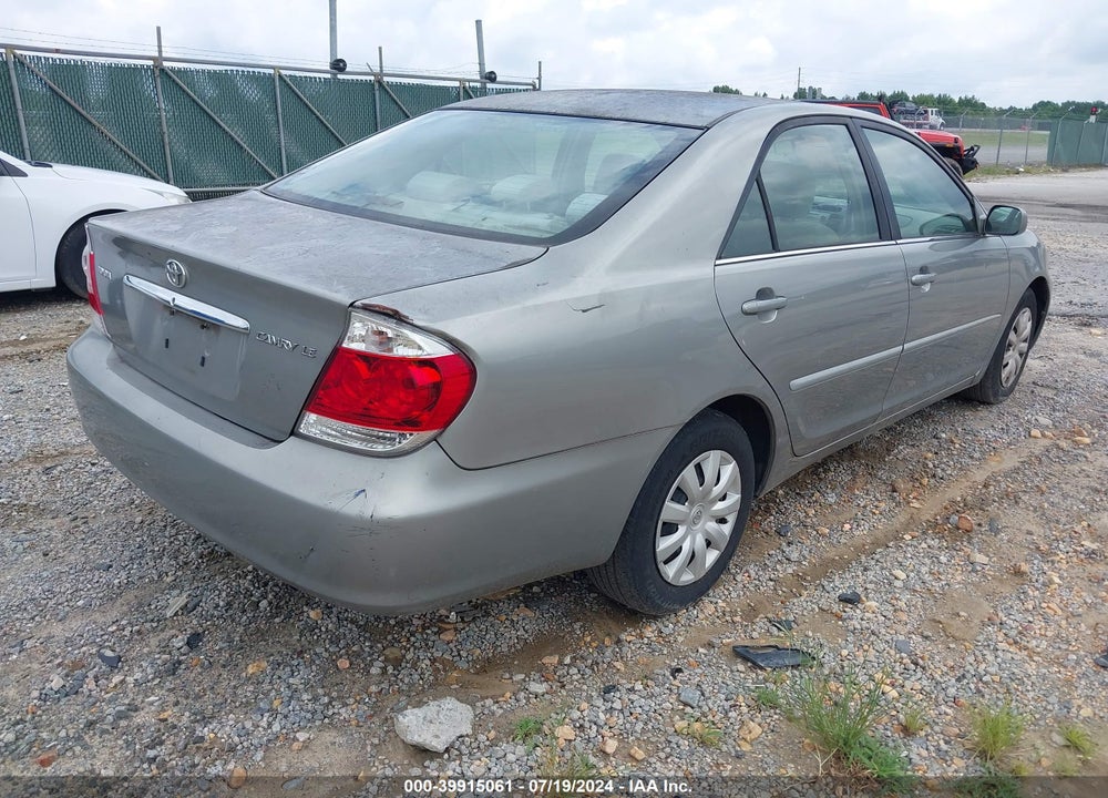 2005 TOYOTA CAMRY LE VIN: 4T1BE32K85U640012