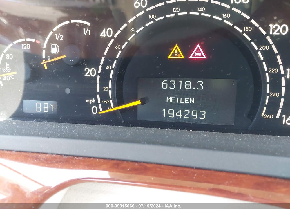 2005 MERCEDES-BENZ S 430 4MATIC VIN: WDBNG83J25A456070