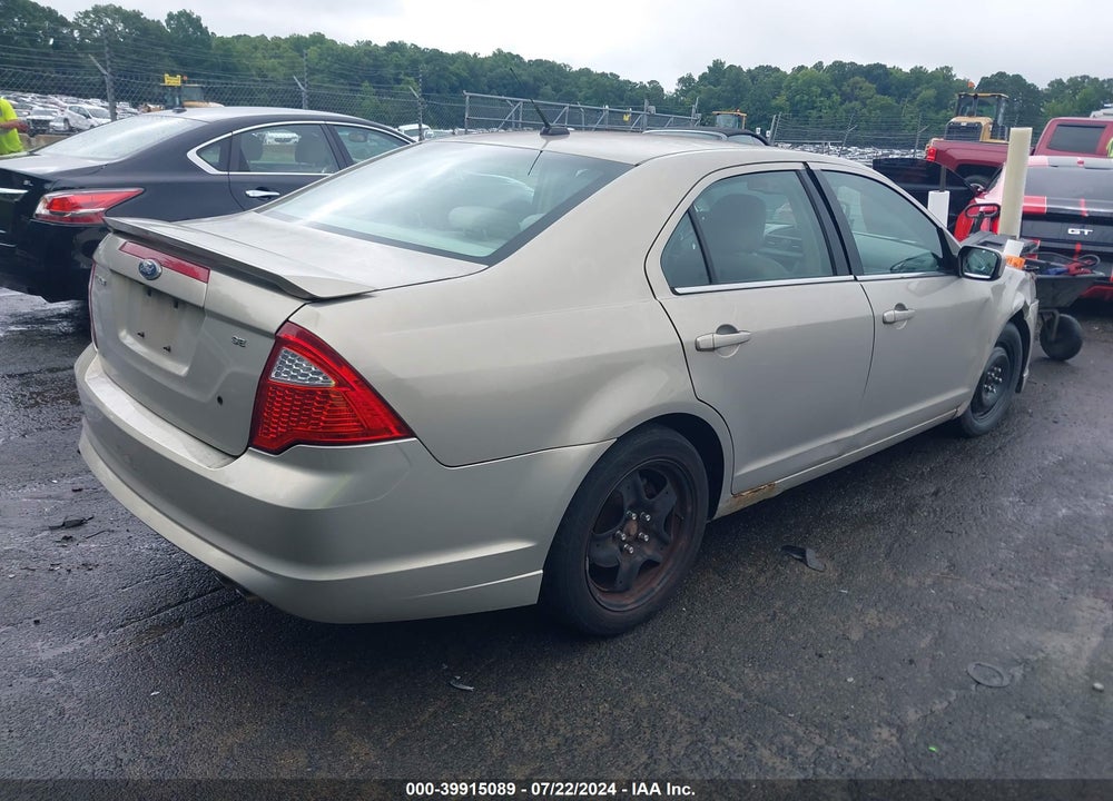 2010 FORD FUSION SE VIN: 3FAHP0HA8AR410600