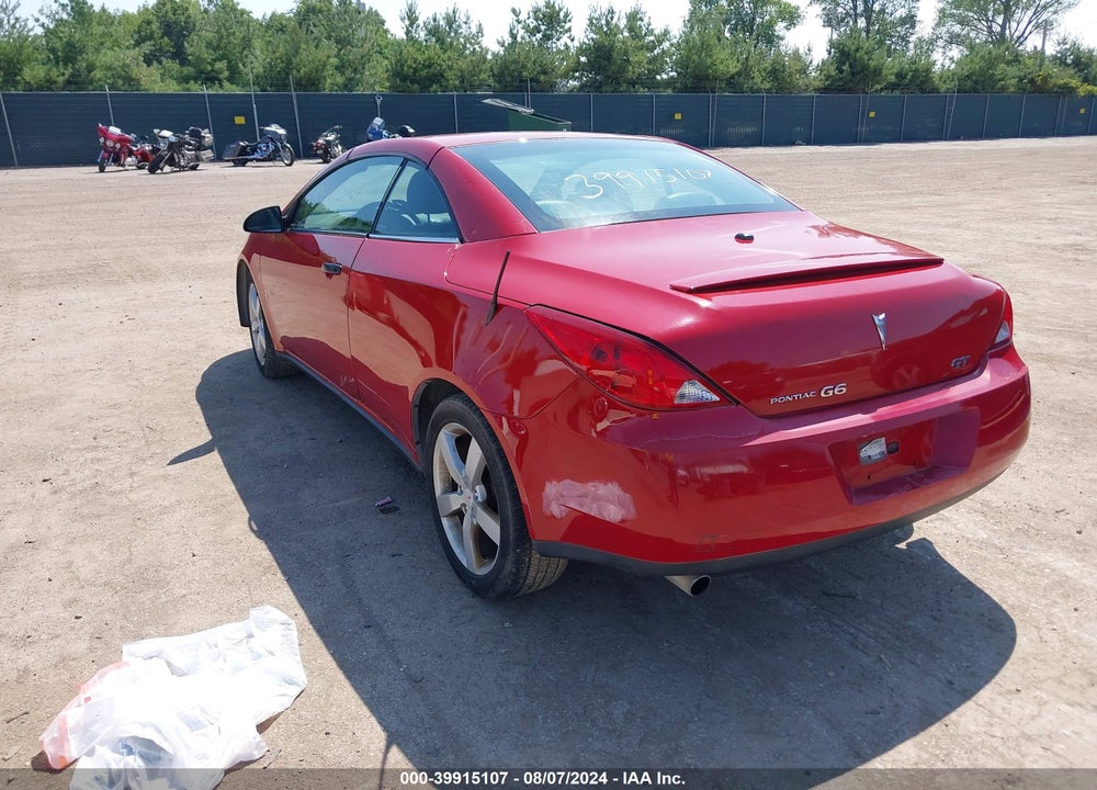 2007 PONTIAC G6 GT VIN: 1G2ZH36N474106513