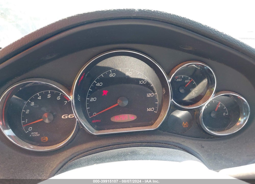 2007 PONTIAC G6 GT VIN: 1G2ZH36N474106513