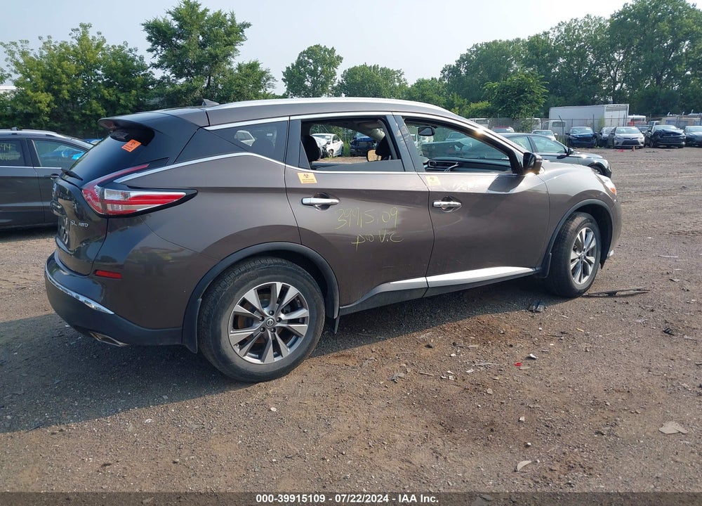 2016 NISSAN MURANO VIN: 5N1AZ2MH8GN109949