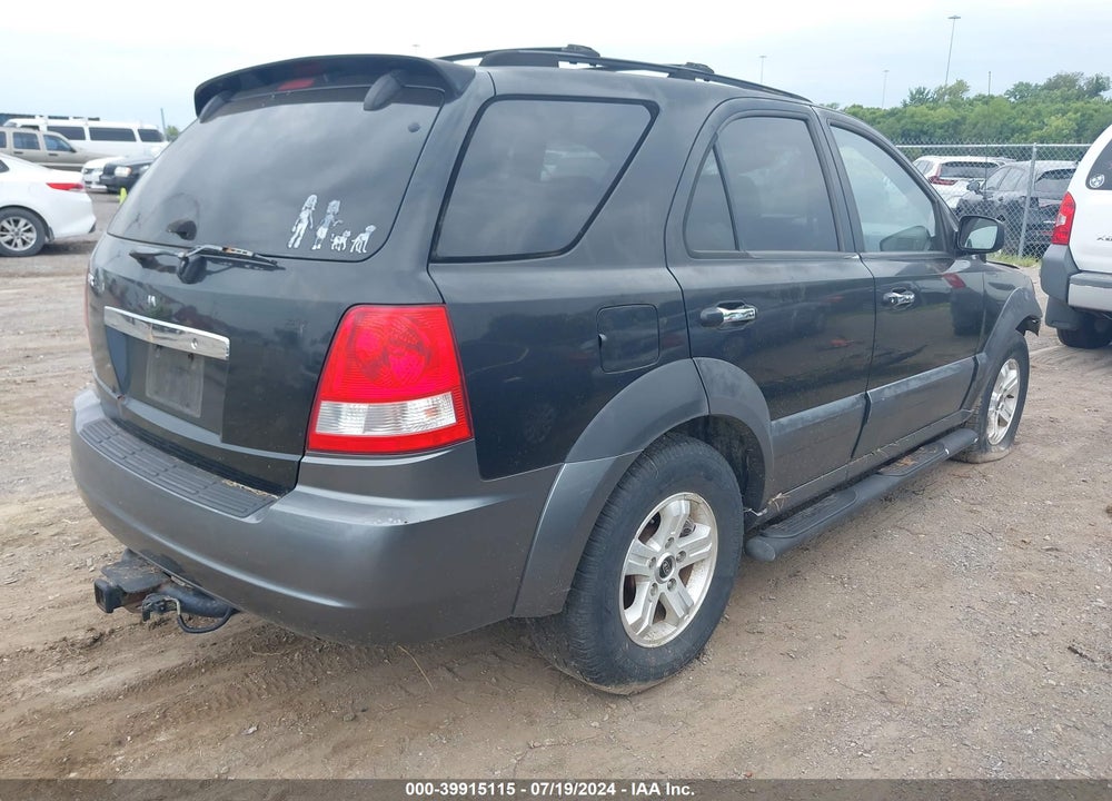 2004 KIA SORENTO EX/LX VIN: KNDJC733645295222
