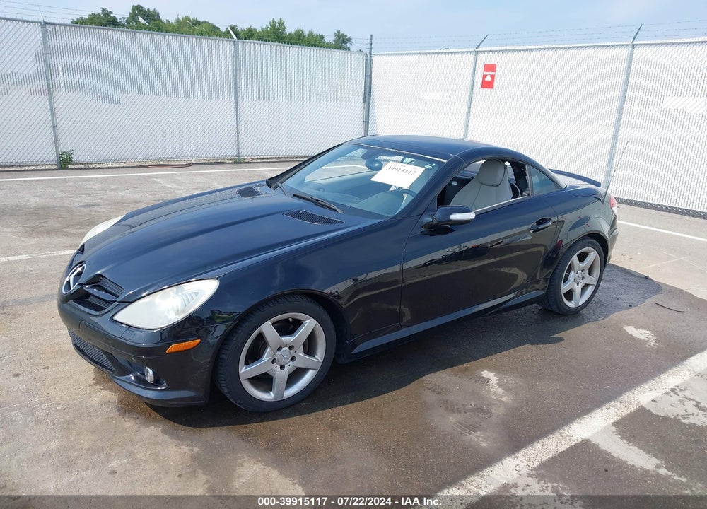 2007 MERCEDES-BENZ SLK 280 VIN: WDBWK54F67F160695