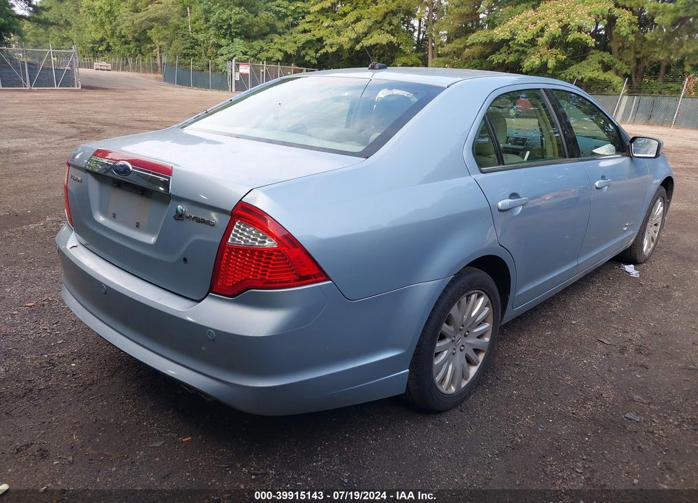 2010 FORD FUSION HYBRID VIN: 3FADP0L3XAR129373