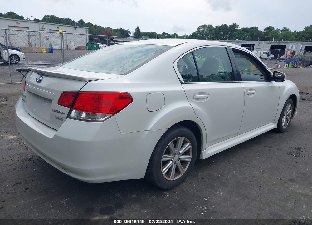 2011 SUBARU LEGACY 2.5I PREMIUM VIN: 4S3BMBC65B3232488