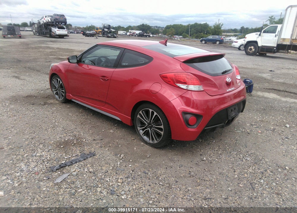 2016 HYUNDAI VELOSTER TURBO VIN: KMHTC6AE0GU254176