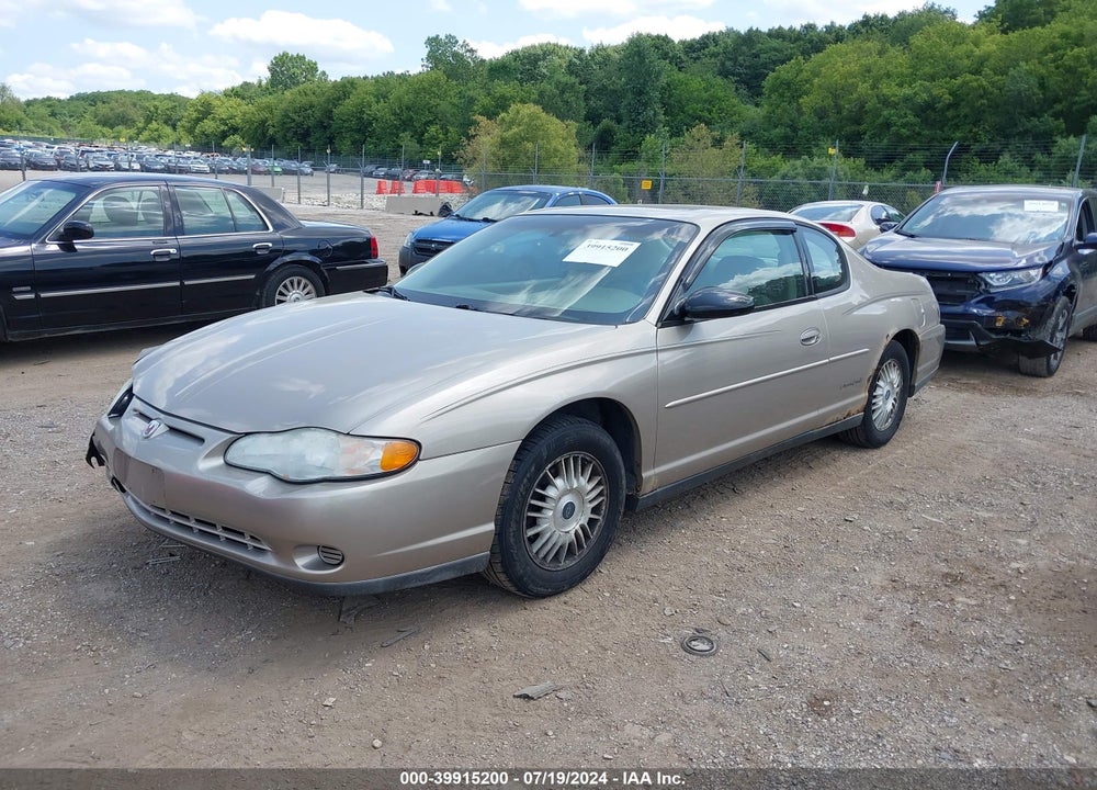 2002 CHEVROLET MONTE CARLO LS VIN: 2G1WW12E629316706