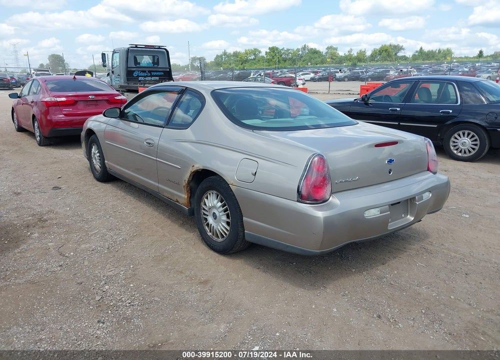 2002 CHEVROLET MONTE CARLO LS VIN: 2G1WW12E629316706