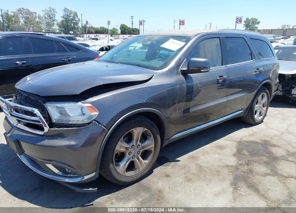 2015 DODGE DURANGO LIMITED VIN: 1C4RDHDG6FC167858