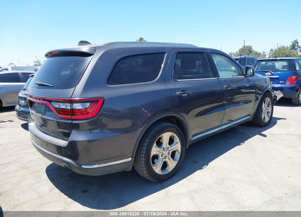2015 DODGE DURANGO LIMITED VIN: 1C4RDHDG6FC167858