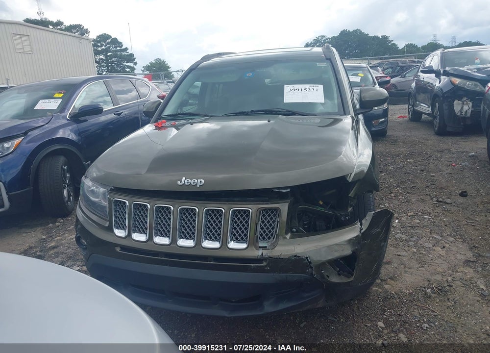 2015 JEEP COMPASS LATITUDE VIN: 1C4NJCEB1FD401010