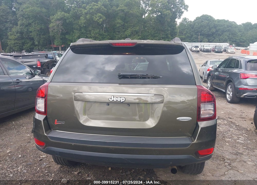 2015 JEEP COMPASS LATITUDE VIN: 1C4NJCEB1FD401010
