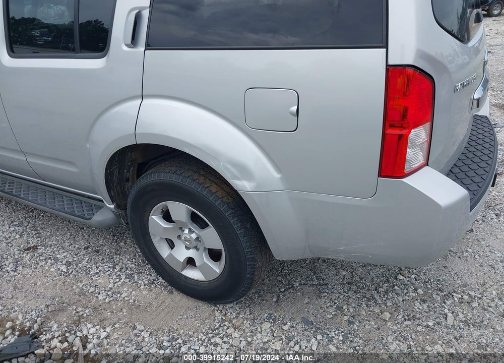 2011 NISSAN PATHFINDER S VIN: 5N1AR1NN0BC620624
