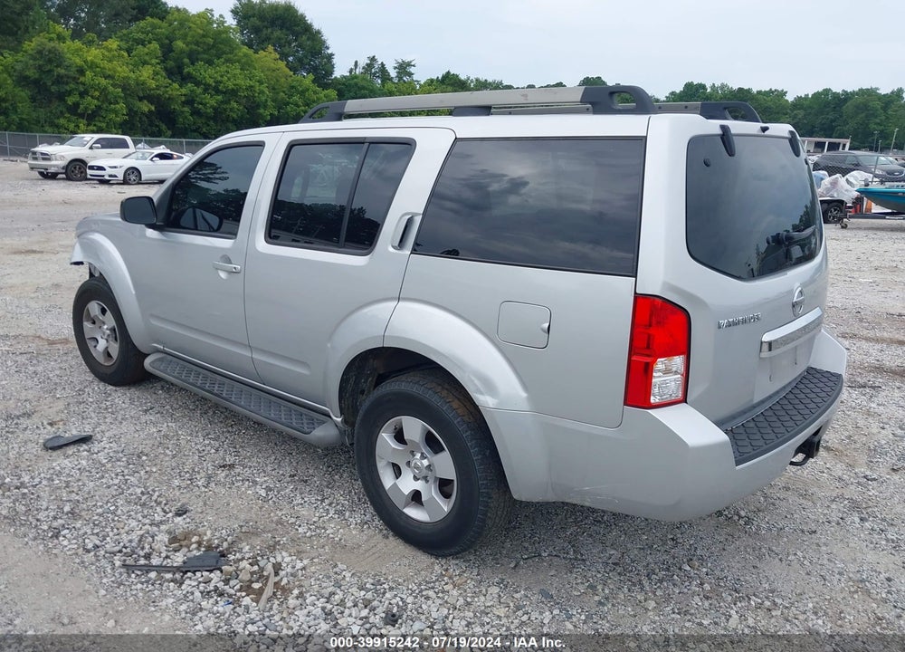 2011 NISSAN PATHFINDER S VIN: 5N1AR1NN0BC620624