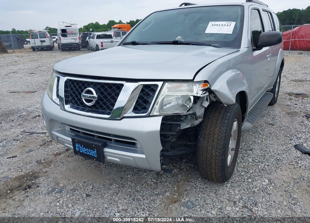 2011 NISSAN PATHFINDER S VIN: 5N1AR1NN0BC620624