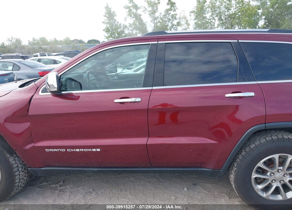2016 JEEP GRAND CHEROKEE LIMITED VIN: 1C4RJFBG4GC304863