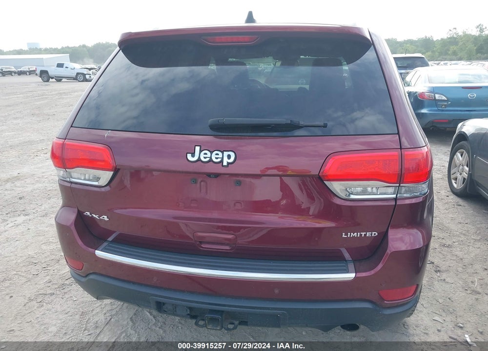 2016 JEEP GRAND CHEROKEE LIMITED VIN: 1C4RJFBG4GC304863