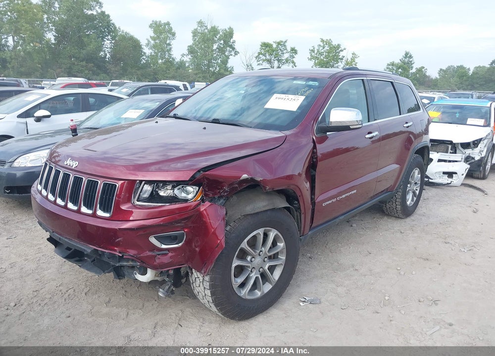 2016 JEEP GRAND CHEROKEE LIMITED VIN: 1C4RJFBG4GC304863