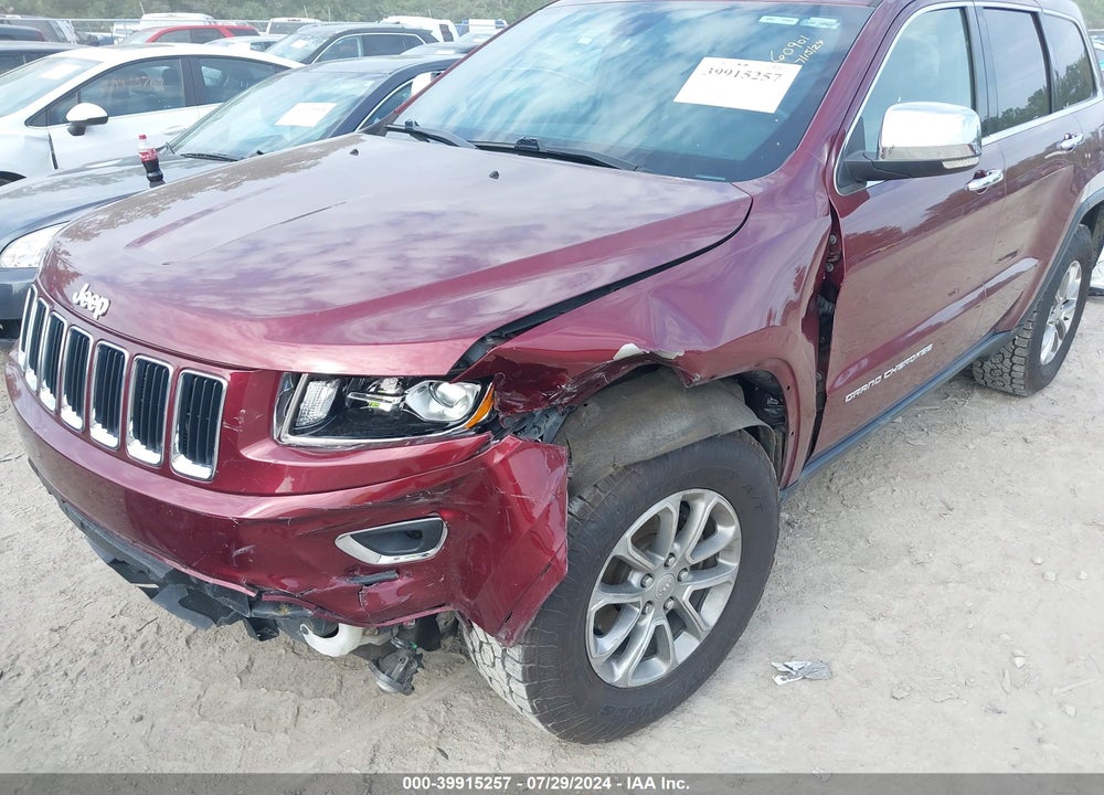 2016 JEEP GRAND CHEROKEE LIMITED VIN: 1C4RJFBG4GC304863