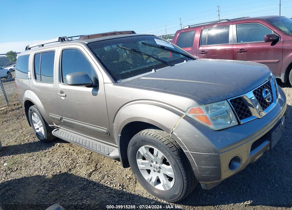 2005 NISSAN PATHFINDER LE VIN: 5N1AR18U35C743423