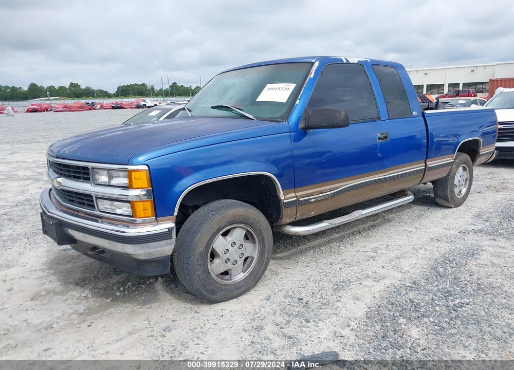1997 CHEVROLET K1500 FLEETSIDE VIN: 2GCEK19R9V1151356