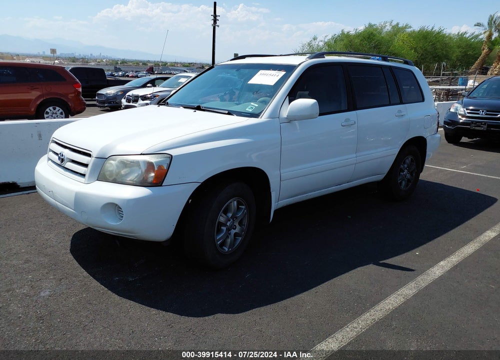 2006 TOYOTA HIGHLANDER V6 VIN: JTEDP21A660096527