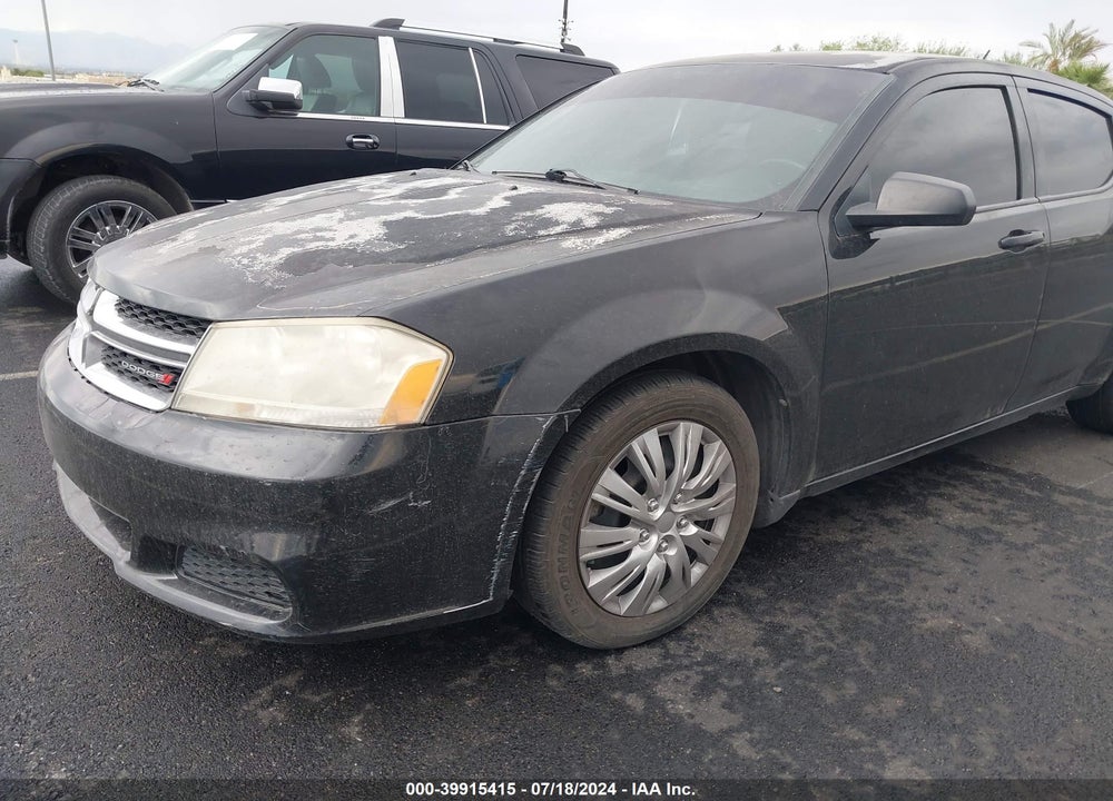 2013 DODGE AVENGER SE VIN: 1C3CDZAB7DN650687