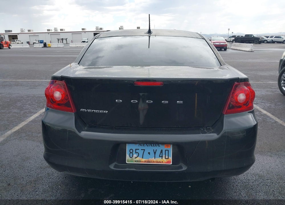 2013 DODGE AVENGER SE VIN: 1C3CDZAB7DN650687