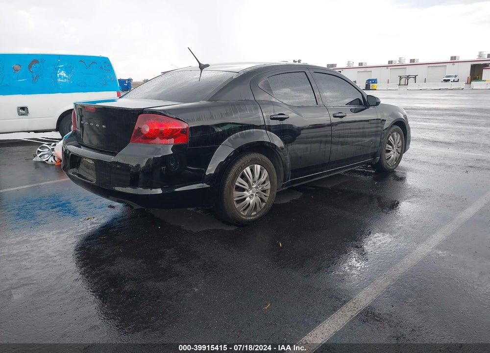 2013 DODGE AVENGER SE VIN: 1C3CDZAB7DN650687