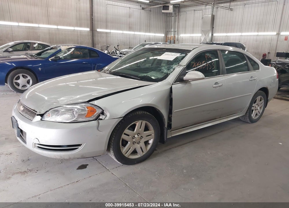 2012 CHEVROLET IMPALA LT VIN: 2G1WG5E33C1102934