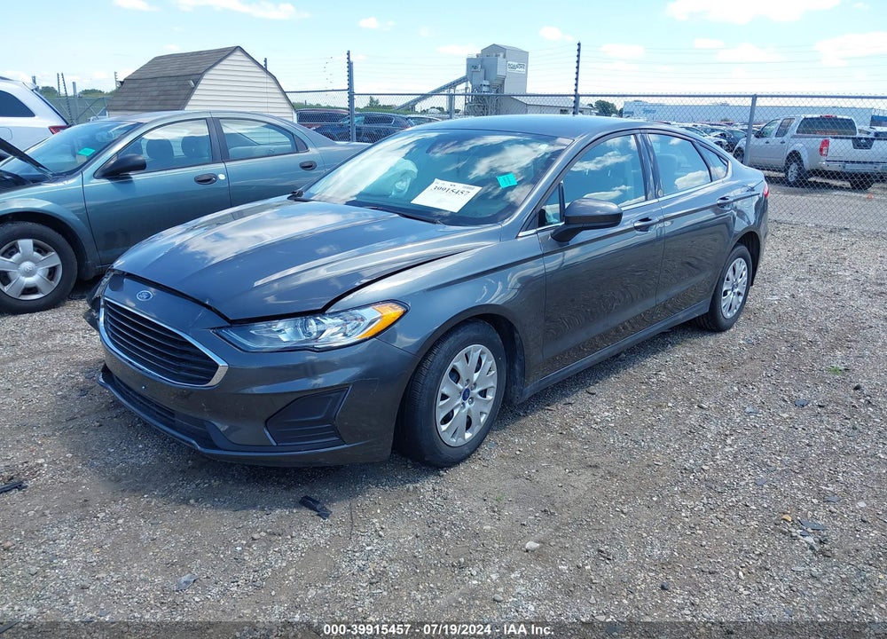 2020 FORD FUSION S VIN: 3FA6P0G75LR231401