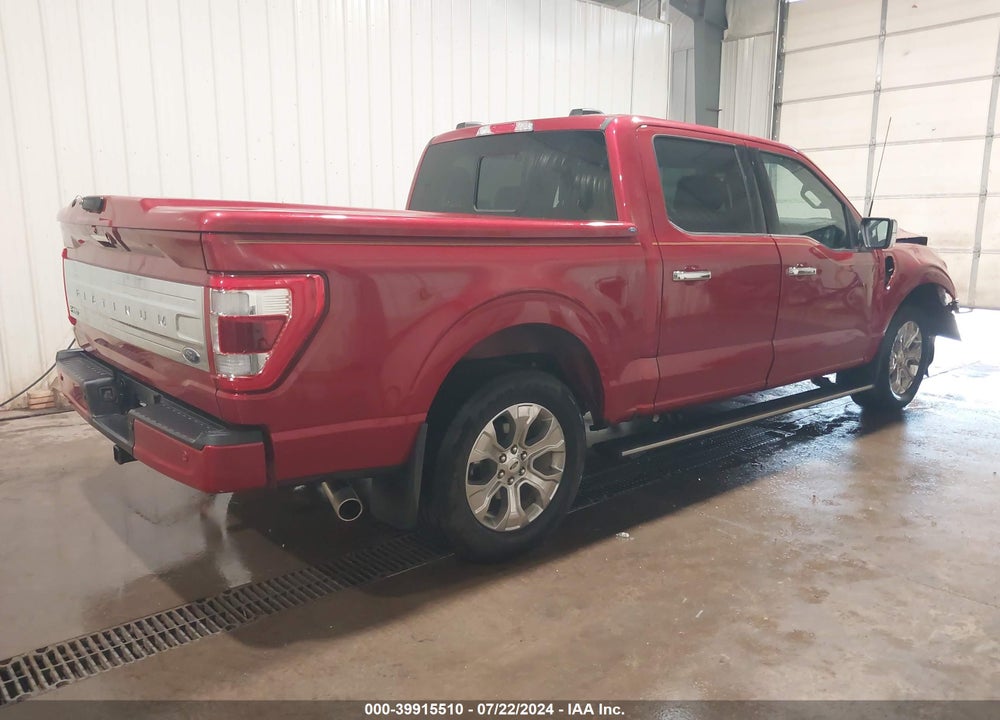 2023 FORD F-150 PLATINUM VIN: 1FTEW1C53PFB18780