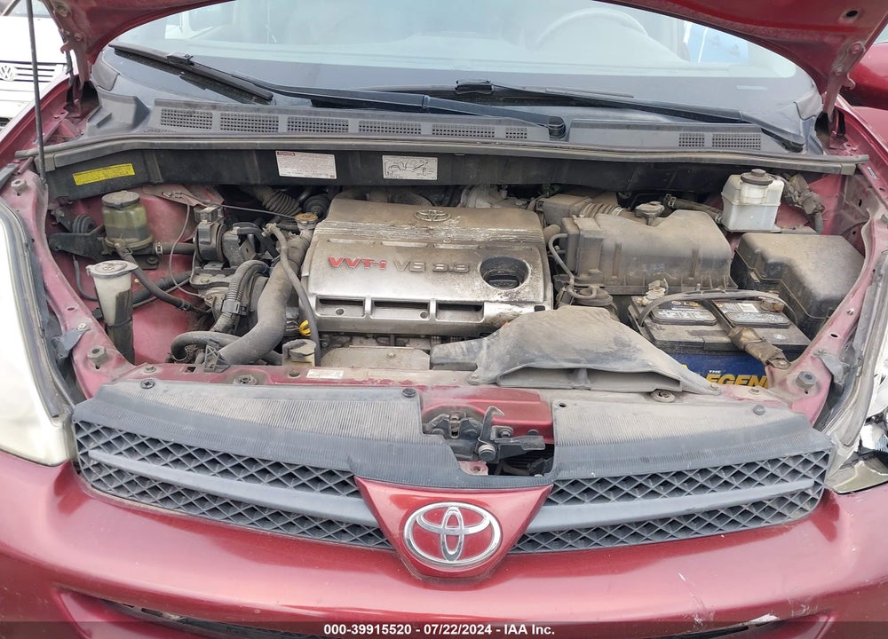2005 TOYOTA SIENNA XLE VIN: 5TDZA22C85S277085