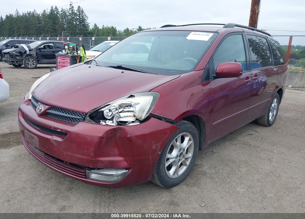 2005 TOYOTA SIENNA XLE VIN: 5TDZA22C85S277085