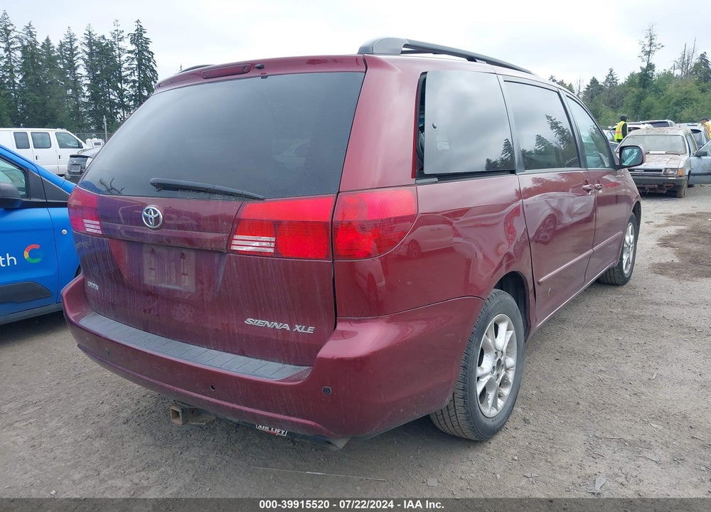 2005 TOYOTA SIENNA XLE VIN: 5TDZA22C85S277085