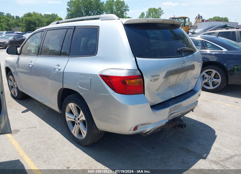 2008 TOYOTA HIGHLANDER SPORT VIN: JTEES43A782108980