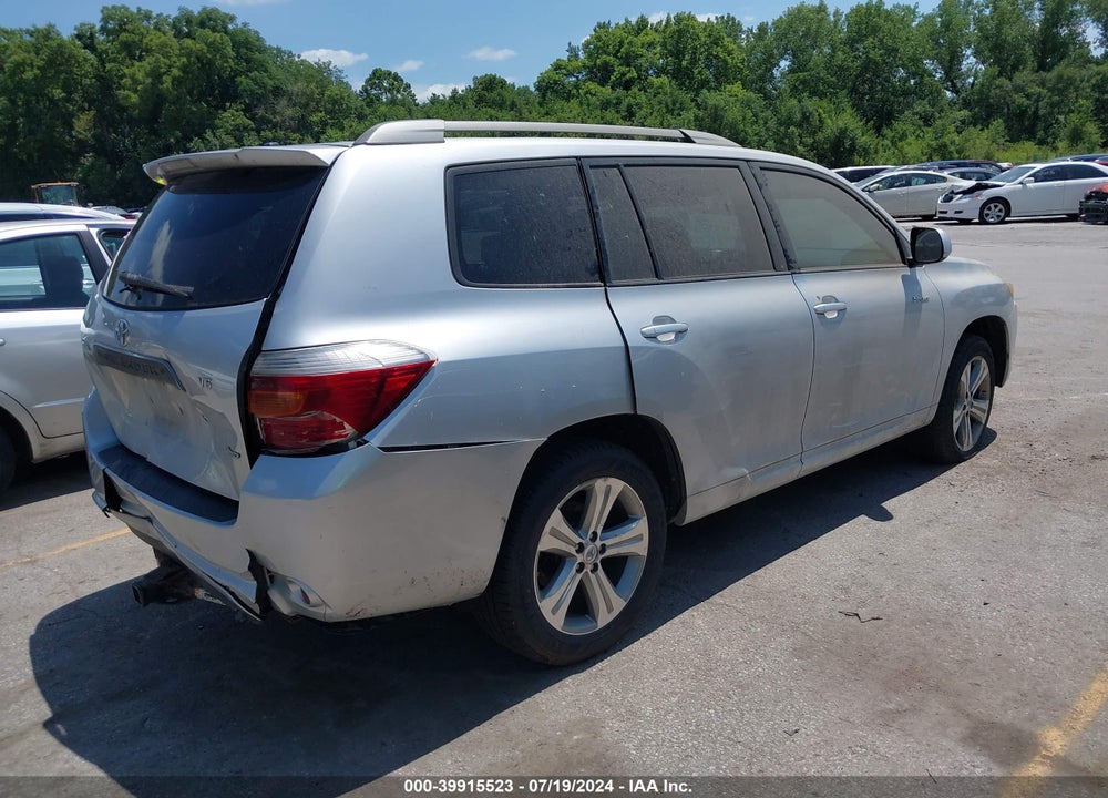2008 TOYOTA HIGHLANDER SPORT VIN: JTEES43A782108980