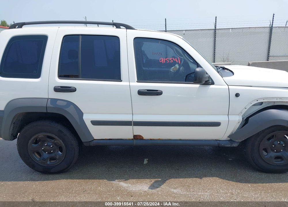 2006 JEEP LIBERTY SPORT VIN: 1J4GL48K76W270569