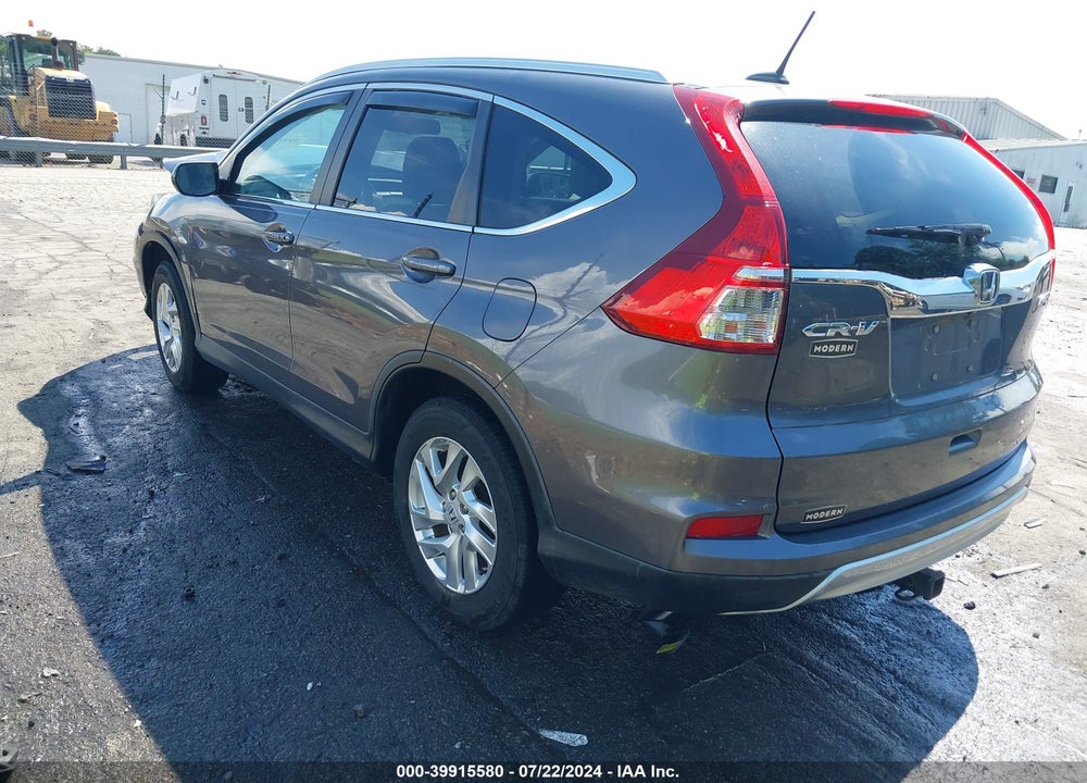 2015 HONDA CR-V EX-L VIN: 5J6RM4H78FL055396