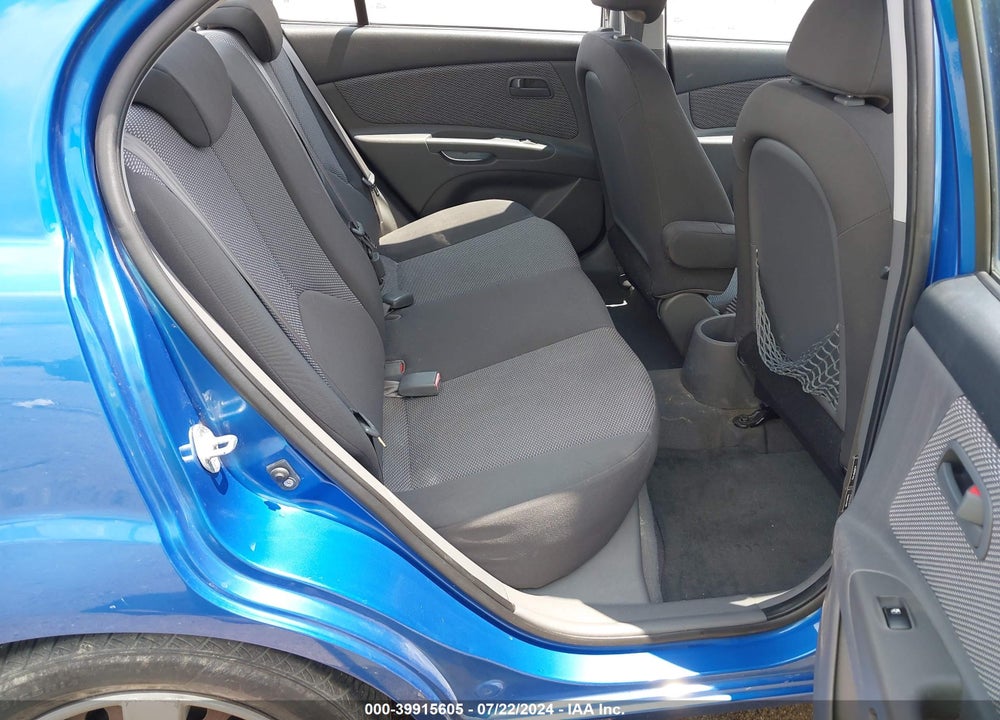 2009 KIA RIO LX VIN: KNADE223X96502107