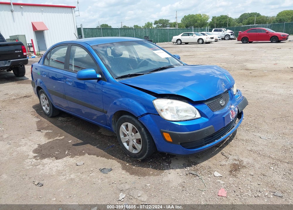 2009 KIA RIO LX VIN: KNADE223X96502107