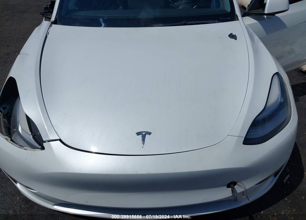 2021 TESLA MODEL Y LONG RANGE DUAL MOTOR ALL-WHEEL DRIVE VIN: 5YJYGDEE1MF160910