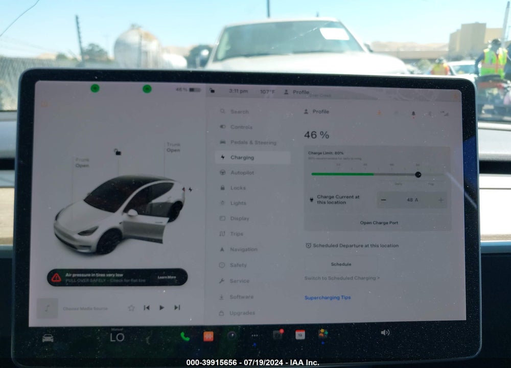 2021 TESLA MODEL Y LONG RANGE DUAL MOTOR ALL-WHEEL DRIVE VIN: 5YJYGDEE1MF160910