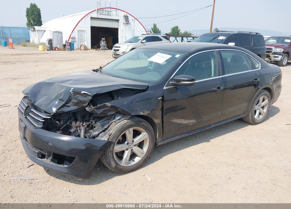 2014 VOLKSWAGEN PASSAT 1.8T WOLFSBURG EDITION VIN: 1VWAT7A39EC038519