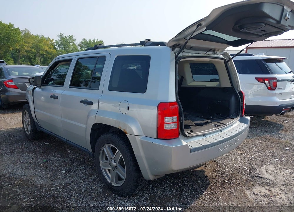 2008 JEEP PATRIOT SPORT VIN: 1J8FF28W18D572205