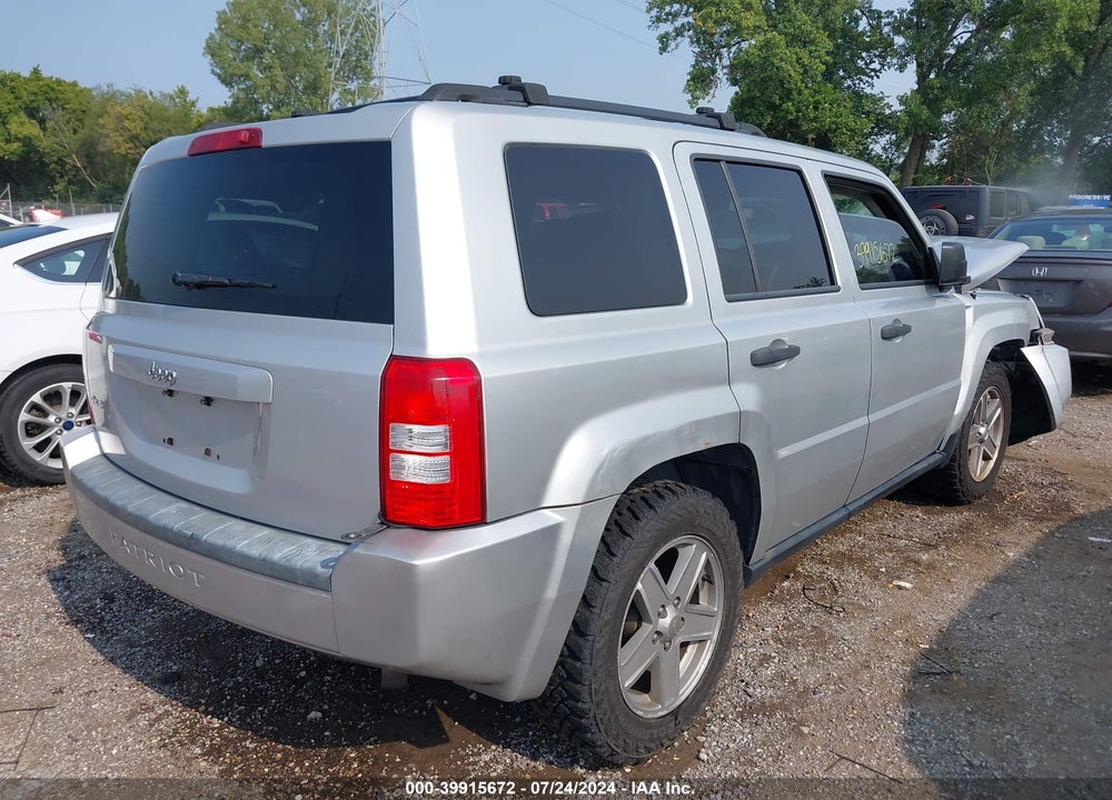 2008 JEEP PATRIOT SPORT VIN: 1J8FF28W18D572205