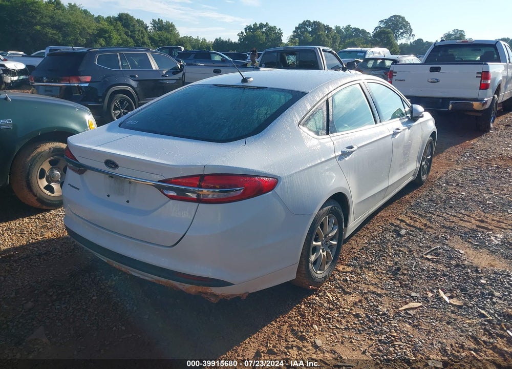 2018 FORD FUSION S VIN: 3FA6P0G73JR273286